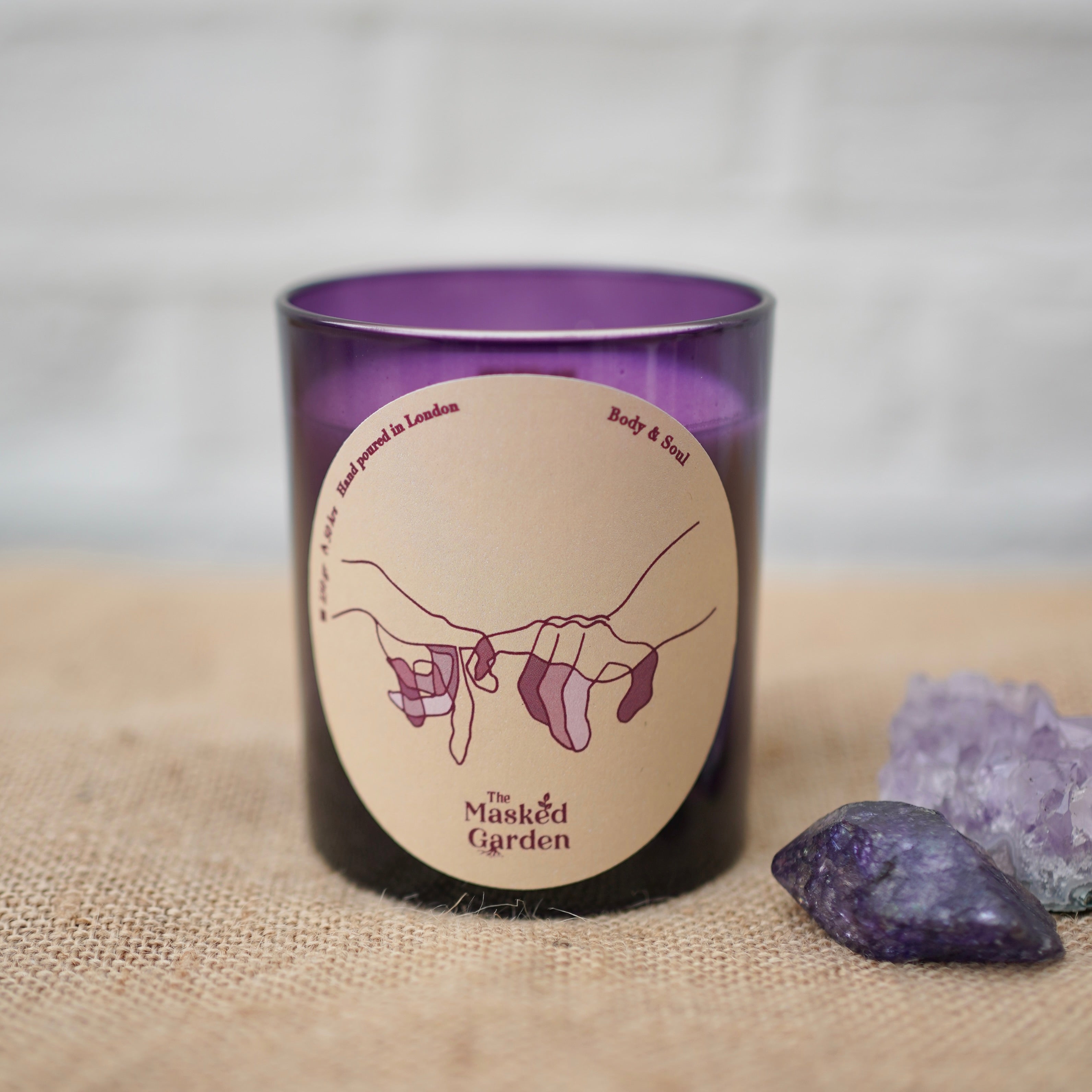 Body Soul Soy Wax Candle The Masked Garden London