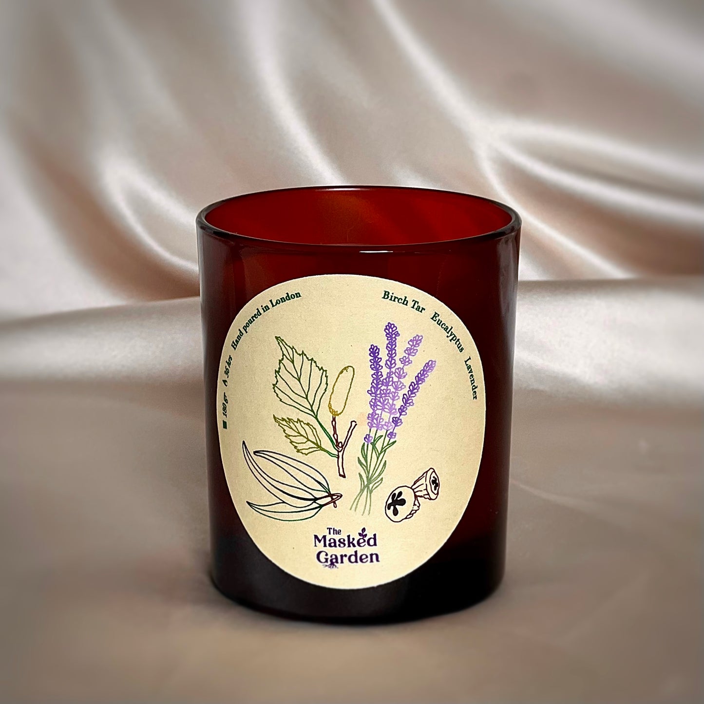 Birch Tar Candle | Soy Wax Candle with essential oils